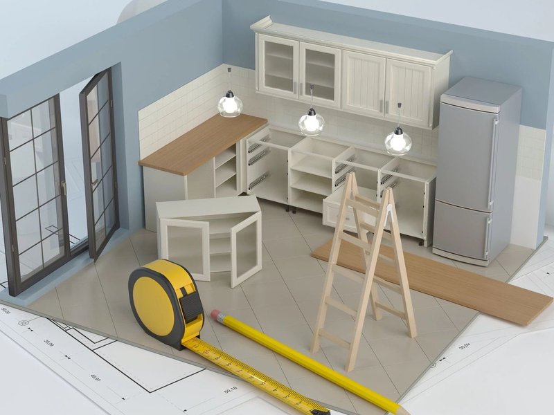 3D model of a kitchen from McMillen's Carpet Outlet in Clarion